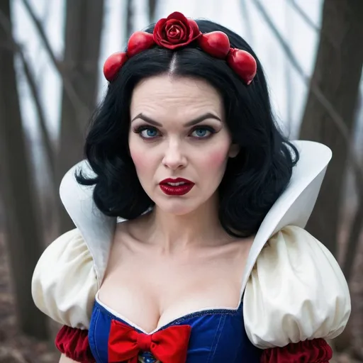 Prompt: Evil Snow White