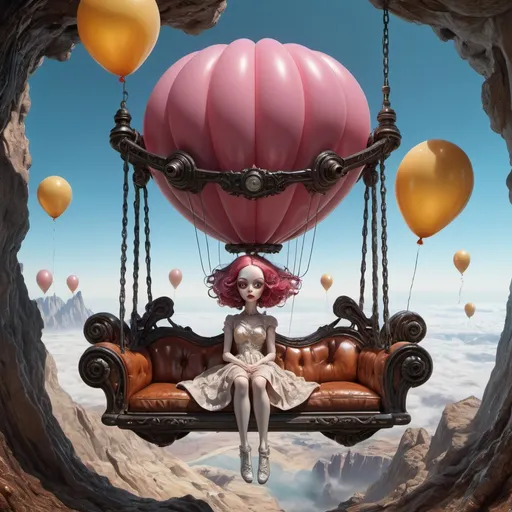 Prompt: dolls on a swing, fantasy surrealism melting clocks, Salvador Dalí and balloons dolls demons, My nightmares, hyper detailed, mark ryden, greg rutkowski, trending on artstation, ethereal, galactic, radiant, akihito yoshida, karol bak, mark brooks, eat brain cyborg on starship with alien and hyper detailed art fantasy art greg rutkowski artstation" hyperrealism, bob byerley""", global illumination, detailed, outer space, vanishing point, super highway, high speed, digital render, digital painting, beeple, noah bradley, cyril roland, ross tran, trending on artstation, ultra hd, realistic, vivid colors, highly detailed, UHD drawing, pen and ink, perfect composition, beautiful detailed intricate insanely detailed octane render trending on artstation, 8k artistic photography, photorealistic concept art, soft natural volumetric cinematic perfect light, trending on artstation, sharp focus, studio photo, intricate details, highly detailed, by greg rutkowski