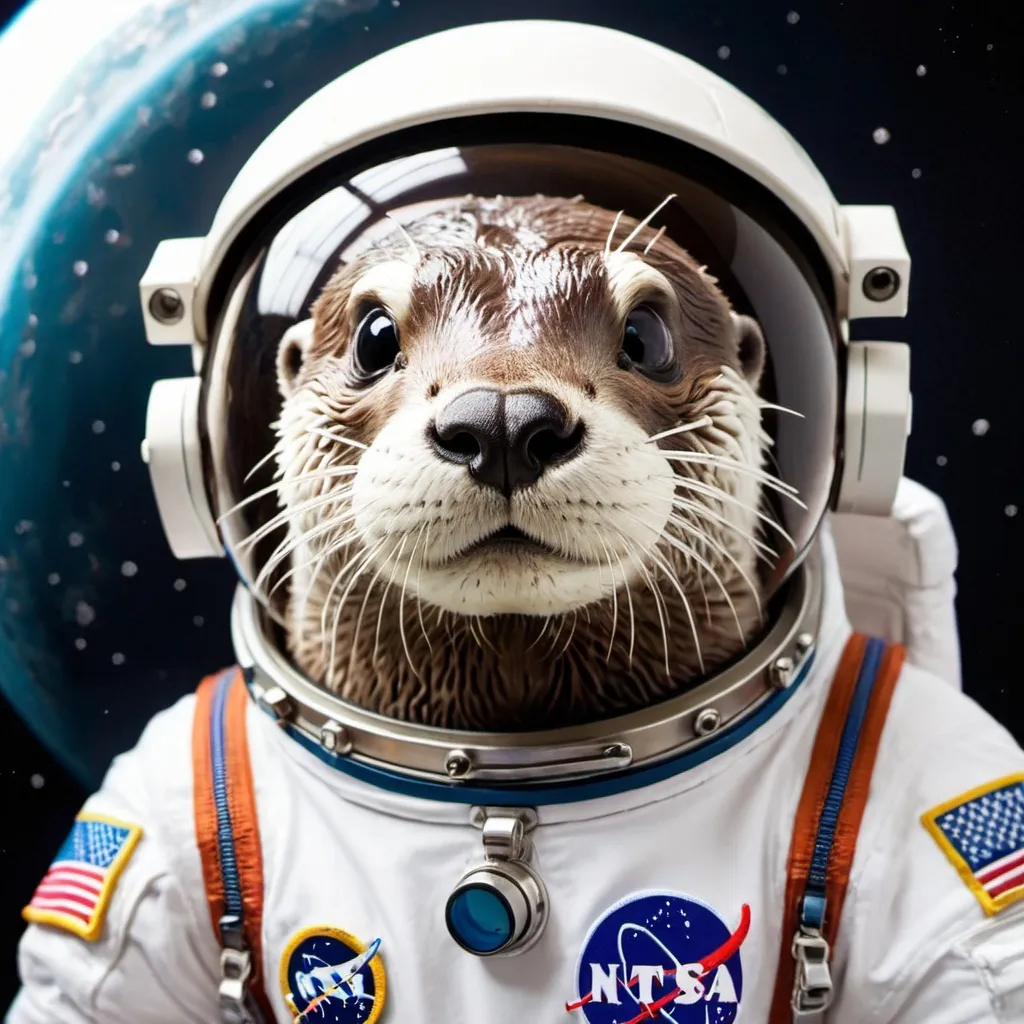 Prompt: Astronaut Otter