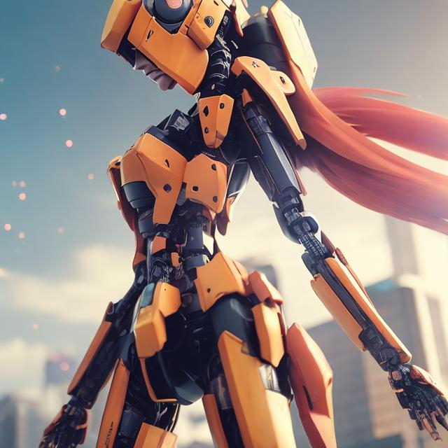 Prompt: japan anime robot look like	"Diebuster", random pose, random background, giant

vintage, miniature. (high detailed skin:1.2), 8k uhd, dslr, soft lighting, ideal human, high quality, film grain, Fujifilm XT3, hyper realistic, detailed head