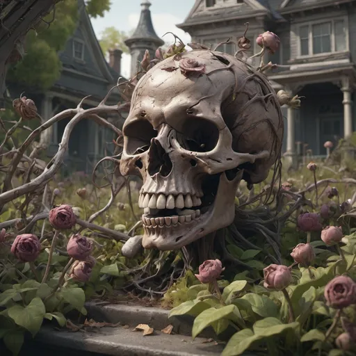 Prompt: a withered garden, trending on artstation, sharp focus, studio photo, intricate details, highly detailed, by greg rutkowski