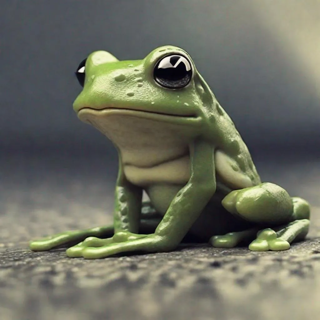 Prompt: EMO frog 