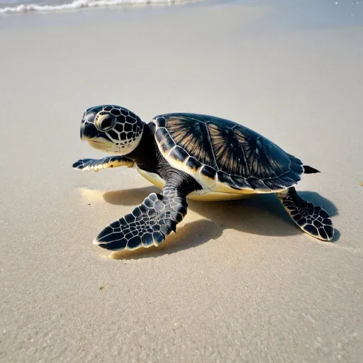 Prompt: baby sea turtle