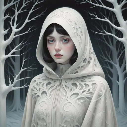 Prompt: ghost with dark eyes, centred,
ultra sharp, 32k, high quality
art by Hsiao Ron Cheng
Tracie Grimwood
Erik Madigan Heck
Catherine Nolin
Anaglyph
Angela Barrett
Sophie Blackall
Circuit diagram
Peter Coulson
Eleanor Fortescue-Brickdale
, callie fink, esao andrews,  winter clothes