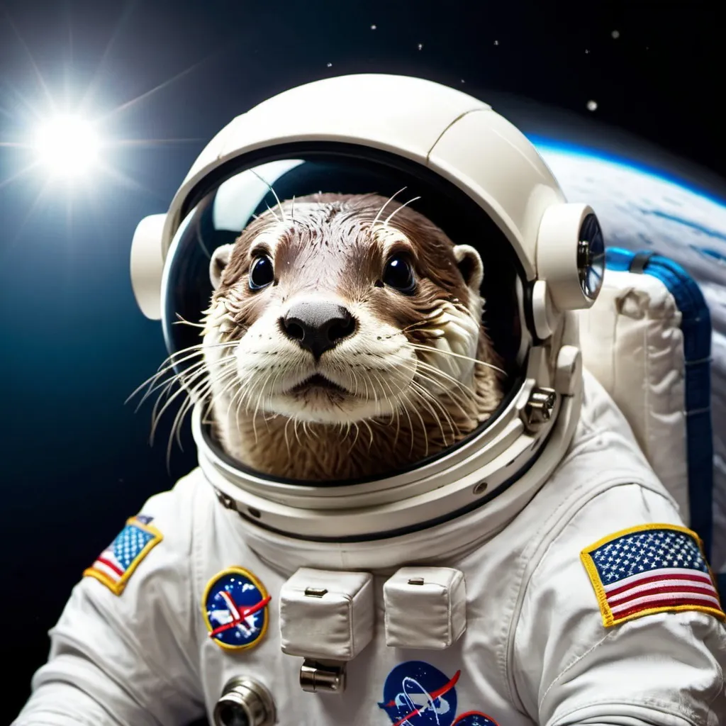 Prompt: Astronaut Otter