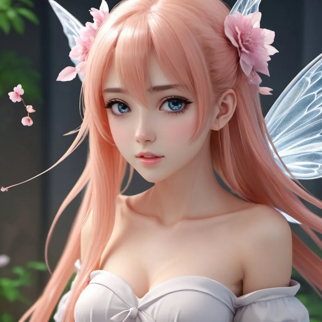 Prompt: 3d anime woman and beautiful pretty art 4k full raw HD love fairy