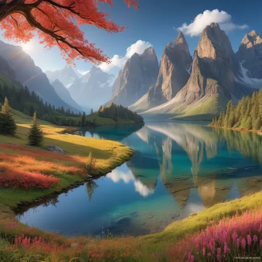 Prompt:  Breathtaking beauty, the most captivating landscape you have ever seen, perfect composition, highly detailed