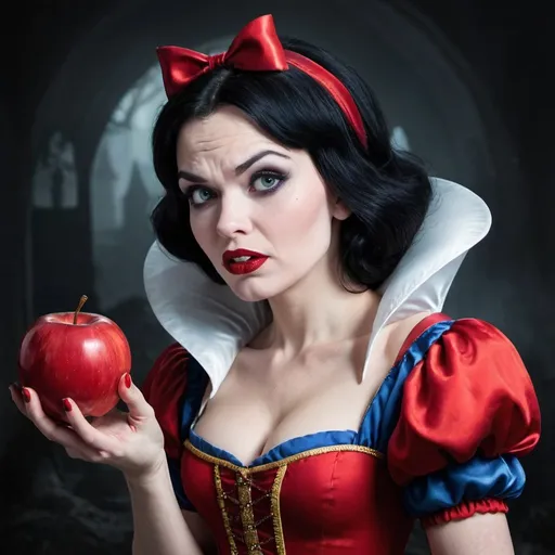 Prompt: Evil Snow White
