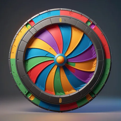 Prompt: Illustrated drawing, dart shield, fibonacci border lines cartoon style, bright colors, highly detailed, UHD drawing, rgb colors, perfect composition, beautiful, detailed, complex octane rendering insanely detailed artstation trend, photorealistic conceptual graphics, soft light perfect natural volumetric cinema