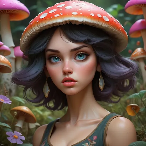 Prompt: : a beautiful, giantess, colossal goddess, landscape, detailed, floral, fantasy, landscape, floral, (small chest) mushrooms, soft, pretty, delicate, delicate face,  visuals, aesthetic, full body and face focus, intricate details, exceptional detail, fantasy, ethereal lighting, hyper sharp, sharp focus, photorealistic portrait, detailed face, highly detailed, realistic, hyper realistic, colorful, unreal engine, Ultra realistic, athletic body, Highly detailed photo realistic digital artwork. High definition. Face by Tom Bagshaw and art by Sakimichan, Android Jones" and tom bagshaw, Biggals, beautiful face, beautiful body, beautiful eyes, beautiful hair, smooth textures,is a digital painting with vibrant colors and exceptional detail, created using 3DS Max, AppGameKit, and Behance HD.

--aspect 5:4
--chaos 50
--quality 1
--seed 123456
--stop 100
--version 5.1
--stylize 500
--uplight
--iw 0.5


