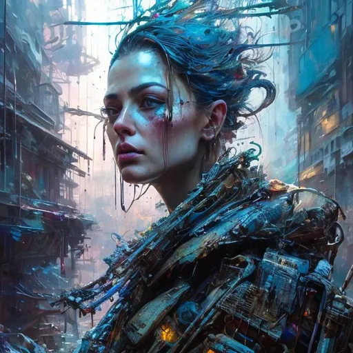 Prompt: Art by Wadim Kashin
masterpiece, super-high-detailed face beautiful woman, 30 y. o.  best quality, sharp focus, 8k, intricately detailed environment,  watercolor illustration, colorful, bright colors, whimsical, glowing lights, liquid otherworldly, Broken Glass effect, no background, stunning, something that even doesn't exist, mythical being, energy, molecular, textures, iridescent and luminescent scales, breathtaking beauty, pure perfection, divine presence, unforgettable, impressive, breathtaking beauty, Volumetric light, auras, rays, vivid colors reflects, unreal engine, greg rutkowski, loish, rhads, beeple, makoto shinkai and lois van baarle, ilya kuvshinov, rossdraws, tom bagshaw, alphonse mucha, global illumination, detailed and intricate environment