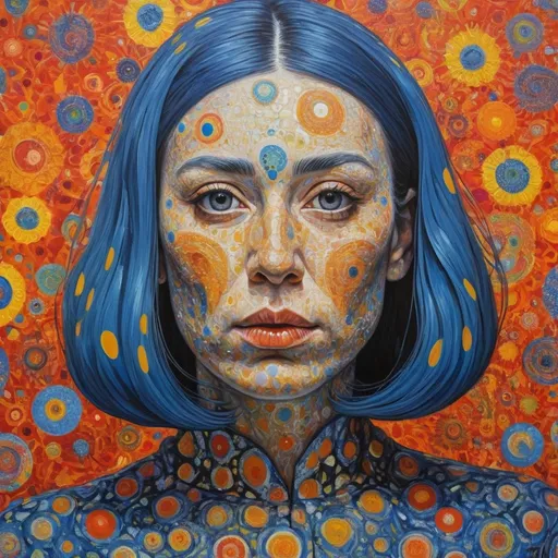 Prompt: The most beautiful painting highly detailed extremely detailed oil on canvas crisp quality colourful Picasso Van Gogh no text klimt Alex Grey Bridget Riley Yayoi Kusama Figurative Art murakami  extremely detailed background