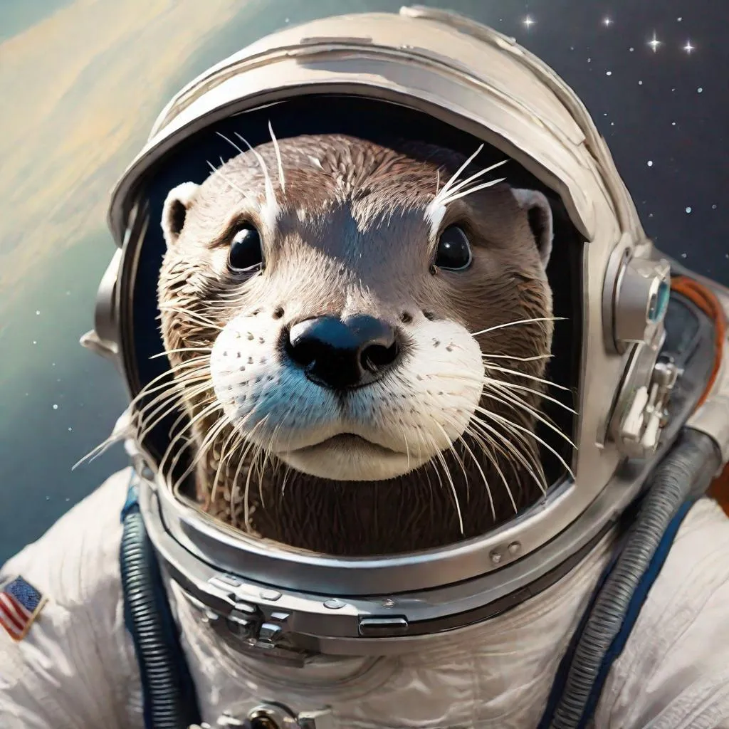 Prompt: Astronaut Otter