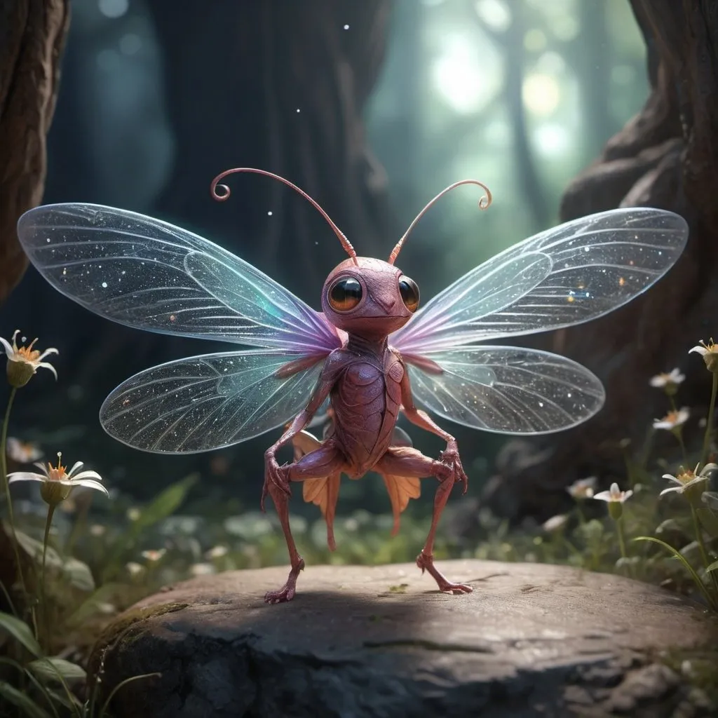 Prompt: Out popped a tiny creature with wings as delicate as gossamer and eyes as bright as stars. It was a pixie named Pip, and she had lost her way home.
, ultra hd, realistic, vivid colors, highly detailed, UHD drawing, pen and ink, perfect composition, beautiful detailed intricate insanely detailed octane render trending on artstation, 8k artistic photography, photorealistic concept art, soft natural volumetric cinematic perfect light