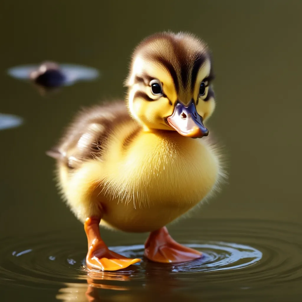 Prompt: a caa cartoon ducklingrtoon duckling