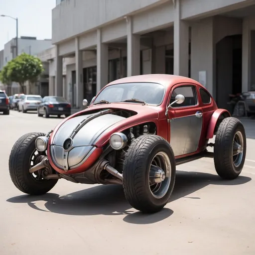 Prompt: A ant man-style car