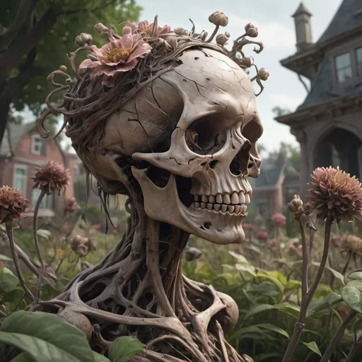 Prompt: a withered garden, trending on artstation, sharp focus, studio photo, intricate details, highly detailed, by greg rutkowski