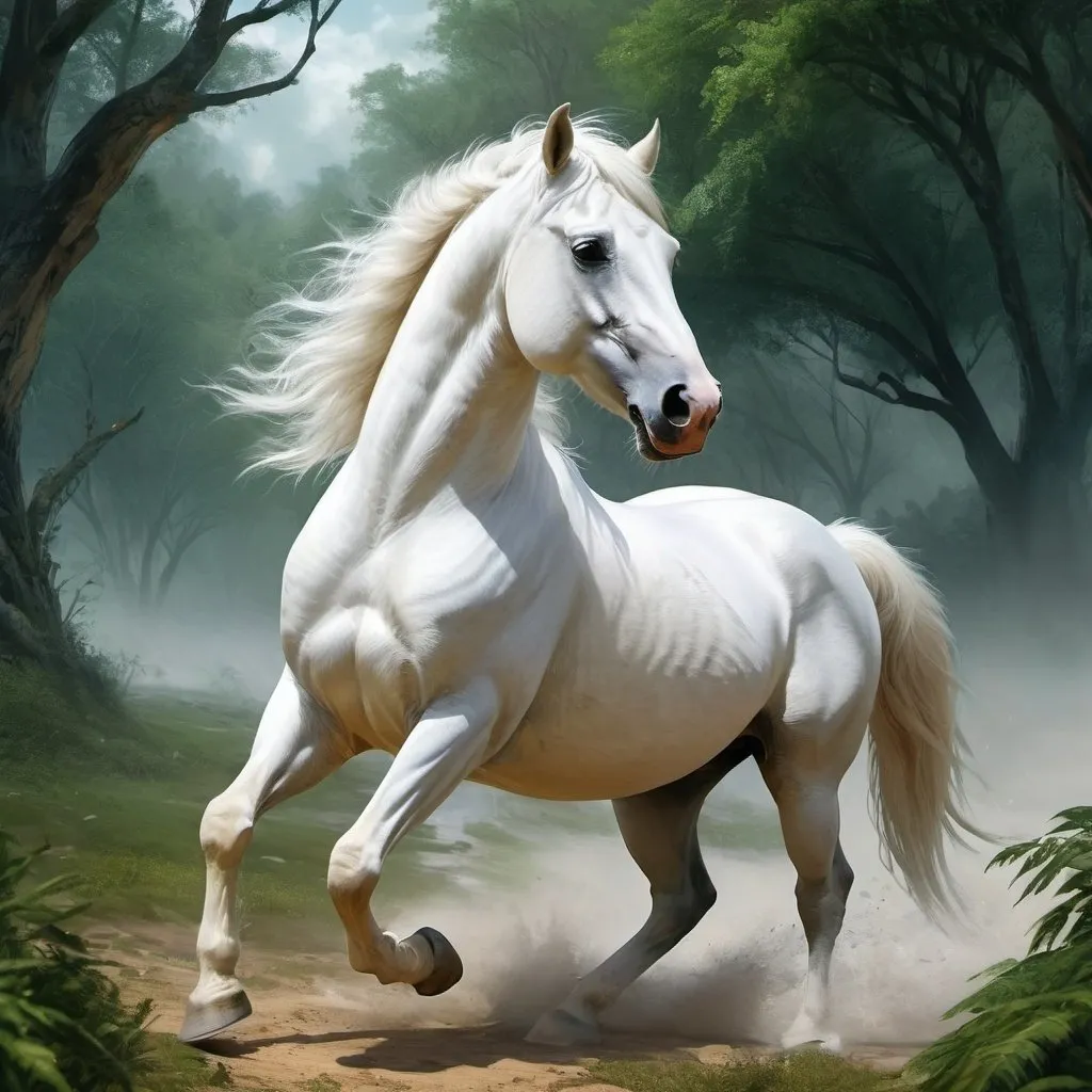 Prompt: Masterpiece, a beautiful Amazon rides on a wild white horse through a mystical landscape, very detailed
Modifiers:
digital painting elegant very attractive beautiful high detail crisp quality very cute