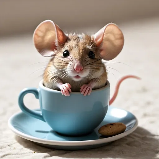 Prompt: A little mouse wishes everyone a good morning.
Elodie Amadee ist froh, diese Plarrform nutzen zu können.
