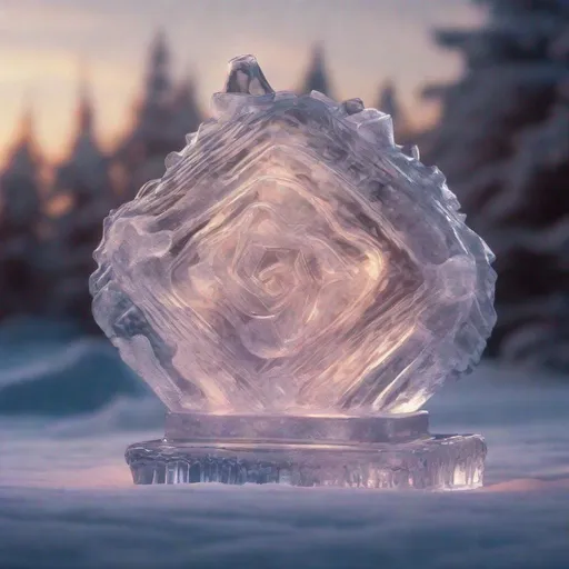 Prompt: cinematic, stunning, minimalist Christmas themed Glowing Ice Sculptures, commercial ad campaign, beautiful shot. 8k. Wallpaper. Extremely detailed