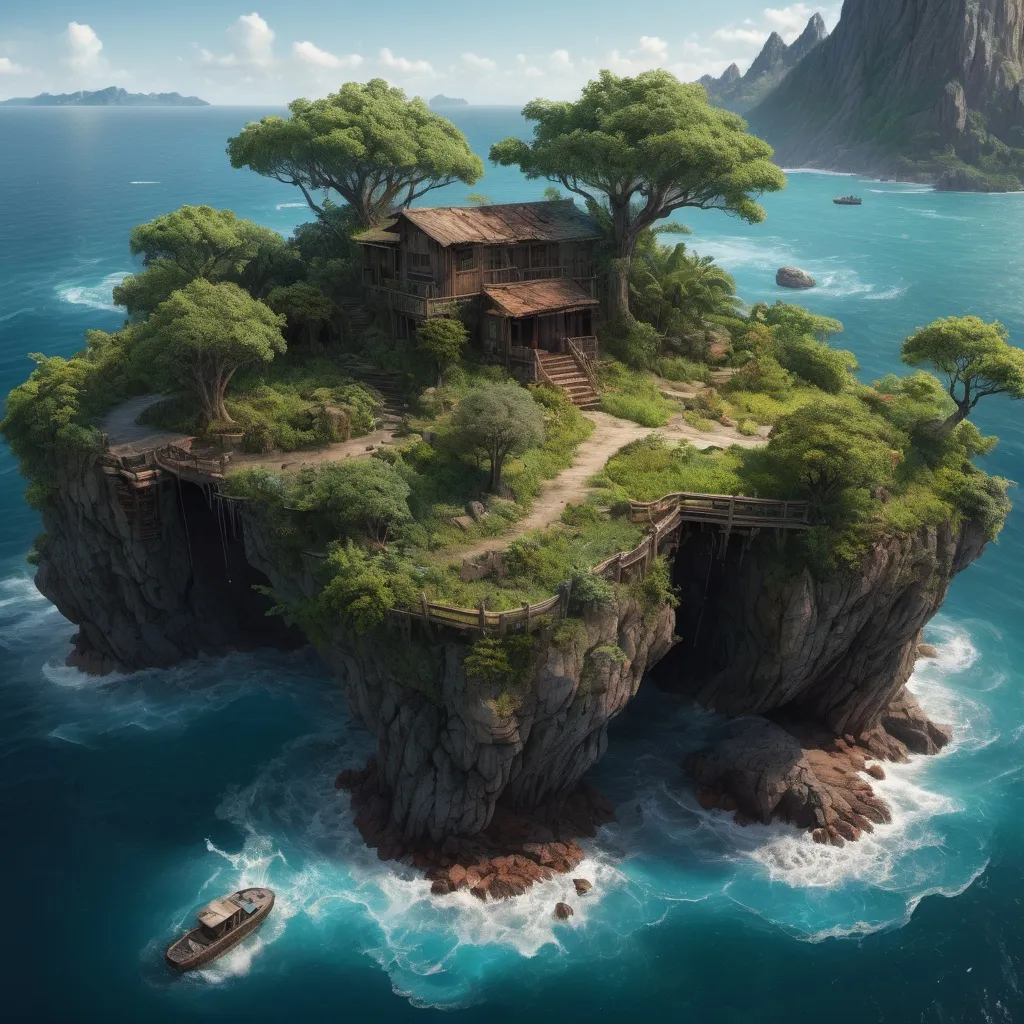 Prompt: The island of drawings where everything is possible, ultra hd, realistic, vivid colors, highly detailed, UHD drawing, pen and ink, perfect composition, beautiful detailed intricate insanely detailed octane render trending on artstation, 8k artistic photography, photorealistic concept art, soft natural volumetric cinematic perfect light