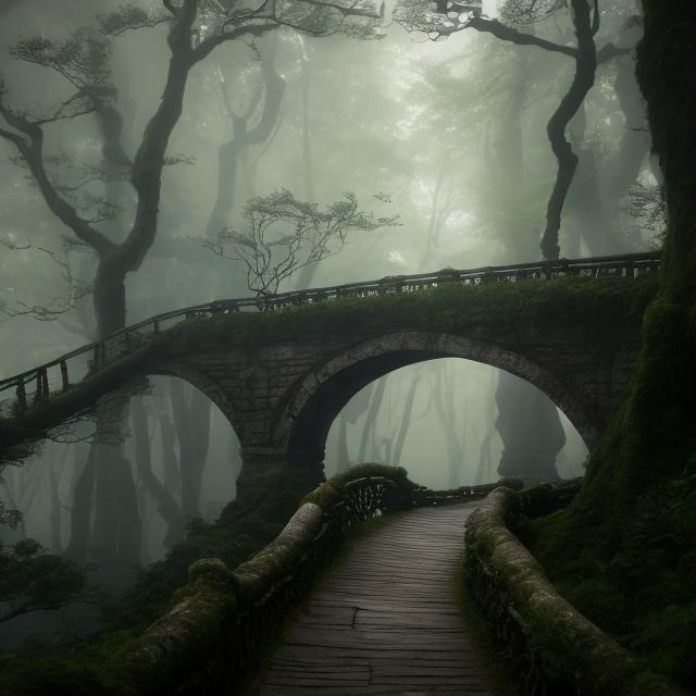 Prompt: "Enchanting cinematic film still of three winding paths originating from three points in a lush forest leading to mysterious and fantastical Bridge. Misty, Serene but dim atmosphere."
Weight:1
"A stormtrooper stands in the foreground facing the distant bridge."
Weight:1
"Amazingly hyperdetailed, a masterpiece, ethereal, photorealistic, 8k resolution, 64 megapixel, HDR, detailed, intricatetly detailed."
Weight:0.9

"ugly, tiling, poorly drawn hands, poorly drawn feet, poorly drawn face, out of frame, extra limbs, disfigured, deformed, body out of frame, blurry, bad anatomy, blurred, watermark, grainy, signature, cut off, draft"
Weight:-0.3 
