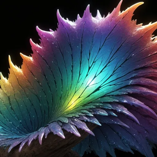 Prompt: A 8K Digital Animation Of A Colourful,Vivid,UHD, Magical Creature With Highly Speculative Zoology Resembling .Realistic, Photorealistic, High-Definition, Detailed, Lifelike, Crisp, Clear, Natural, Authentic, Genuine, True-To-Life, Accurate, Sharp, Vivid, Bright, Rich, Defined, Flawless, Polished, Refined, Tangible, Impeccable, Pristine, Flawless, Seamless, Unblemished, Precise, Exquisite, Elaborate, Depth, Contrast, Clarity, Resolution, Focus, Balanced, Intense, Saturated, Gradient, Tone, Hue, Texture, Layered, Dimensional, Solid, Smooth, Grounded, Illuminated, Shaded, Ambient, Luminous, Broken Glass effect, no background, stunning, something that even doesn't exist, mythical being, energy, molecular, textures, iridescent and luminescent scales, breathtaking beauty, pure perfection, divine presence, unforgettable, impressive, breathtaking beauty, Volumetric light, auras, rays, vivid colors reflects