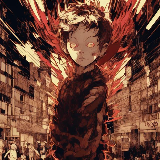 Prompt: faerie with long piercing black eyes, in the style of #screenshotsaturday, distorted and exaggerated human figures, smokey background, dark brown and red, nightcore, lit kid, whirly; Shadowed below image effect; perfect hands KATSUHIRO OTOMO, GEOF DARROW, YOJI SHINKAWA, Illustration, Sharp Focus, Dramatic Lighting, 8k, Concept Art, Elegant