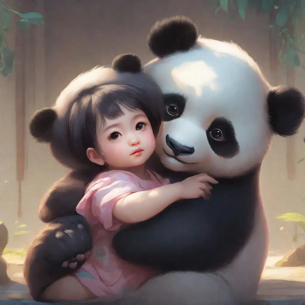 Prompt: a painting of a baby little girl holding a panda bear,  a detailed painting by Lü Ji,  cgsociety,  fantasy art,  detailed painting,  anime,  anime aesthetic,<lora:detail_master_XL:0.800000>,<lora:moviemakerstlyeb2p:0.800000>
Negative prompt: more than 1 pepople,  BadDream, (worst quality:2), (low quality:2), (normal quality:2),  bad-hands-5, bad anatomy, bad proportions, bad eyes,  disfigured pupils,  interlocked fingers,  extra fingers,  (simple background),  watermark,  username,  text,  red eyes,  ng_deepnegative_v1_75t,  UnrealisticDream,  EasyNegativeV2
Steps: 30, Sampler: DPM++ SDE Karras, CFG scale: 7.0, Seed: 4261883046, Size: 768x1152, Model: [Lah]MysteriousV4: c4db95f0eb59", Version: v1.6.0.109, TaskID: 672648224233870705