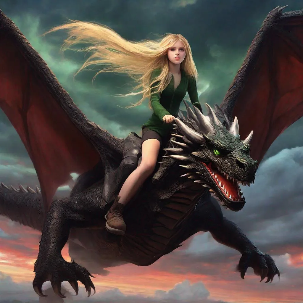 Prompt: Girl with long blonde hair and green eyes in torn clothes riding a giant black dragon with huge wings high in the sky, (perfect_face), high detail,  detailed,  high res,  realistic,  dark red skies, <lora:more_details:1.000000>
Negative prompt: easynegative,   ng_deepnegative_v1_75t,   bad-hands-5,   verybadimagenegative_v1.3,   (ugly face:0.8),   cross-eyed,   sketches,   lowres,     ((monochrome)),   ((grayscale)) ,  worstquality,   normalquality,   jpegartifacts,   signature,   watermark,   username,   blurry,   bad feet,   cropped,   poorly drawn hands,   poorly drawn face,   mutation,   deformed,    jpeg artifacts,   signature,   watermark,   extra fingers,   extra limbs,   malformed limbs,   fused fingers,   too many fingers,   long neck,   cross-eyed,   mutated hands,   polar lowres,   bad body,   bad proportions,   gross proportions,   text,   error,   missing fingers,   missing arms,   missing legs,   extra digit,   extra arms,   extra leg,   extra foot,   ((repeating hair)),   two shot,   bad anatomy,   long_neck,   long_body,   extra_arms
Steps: 30, Sampler: DPM++ 2M SDE Karras, CFG scale: 5.0, Seed: 2933282667, Size: 640x640, Model: RealCartoon3DV8: 8a7bacb4201c", TI hashes: "easynegative, ng_deepnegative_v1_75t, bad-hands-5, verybadimagenegative_v1.3", Version: v1.6.0.6-6-gd1dd26f, TaskID: 637200665134943808
Used Embeddings: "easynegative, ng_deepnegative_v1_75t, bad-hands-5, verybadimagenegative_v1.3, easynegative, ng_deepnegative_v1_75t, bad-hands-5, verybadimagenegative_v1.3"