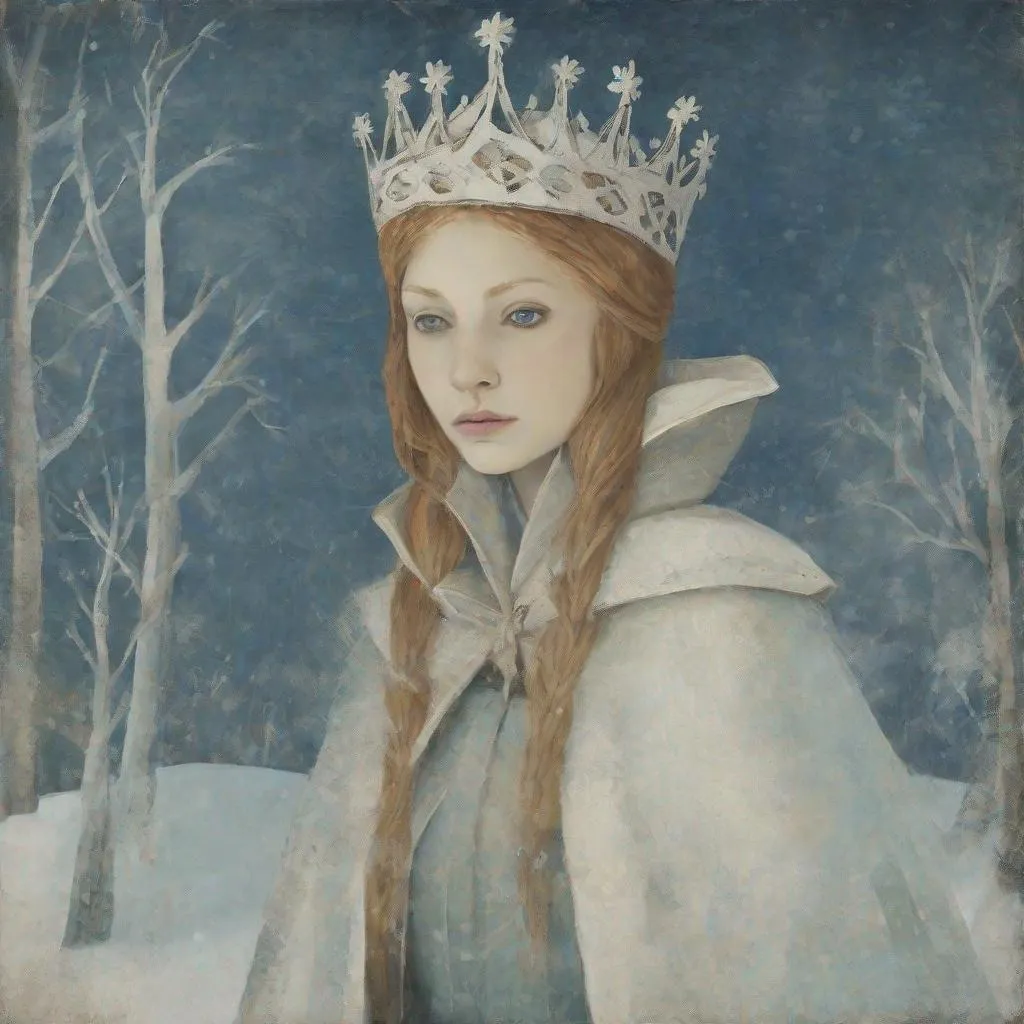 Prompt: snow Queen by Lorenzetti 