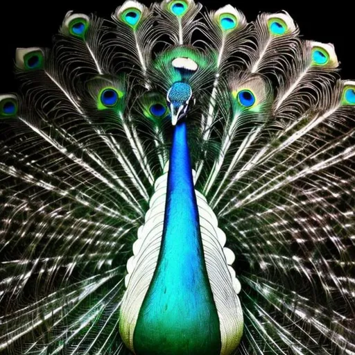Prompt: white peacock
, Broken Glass effect, no background, stunning, something that even doesn't exist, mythical being, energy, molecular, textures, iridescent and luminescent scales, breathtaking beauty, pure perfection, divine presence, unforgettable, impressive, breathtaking beauty, Volumetric light, auras, rays, vivid colors reflects