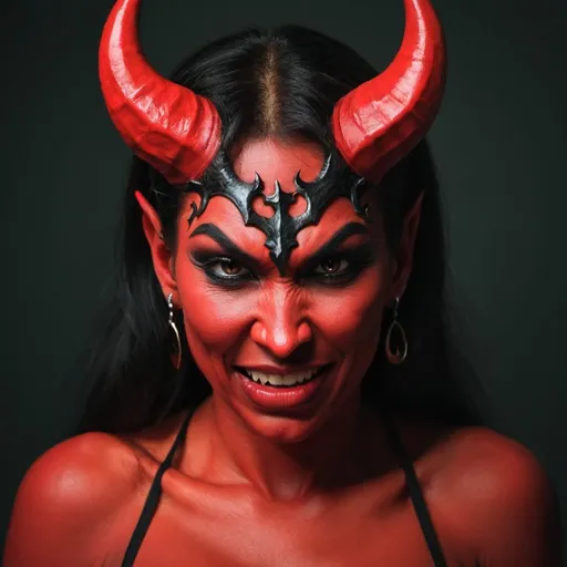 Prompt: devil woman
