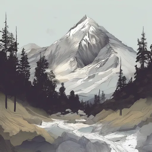 Prompt: mountain