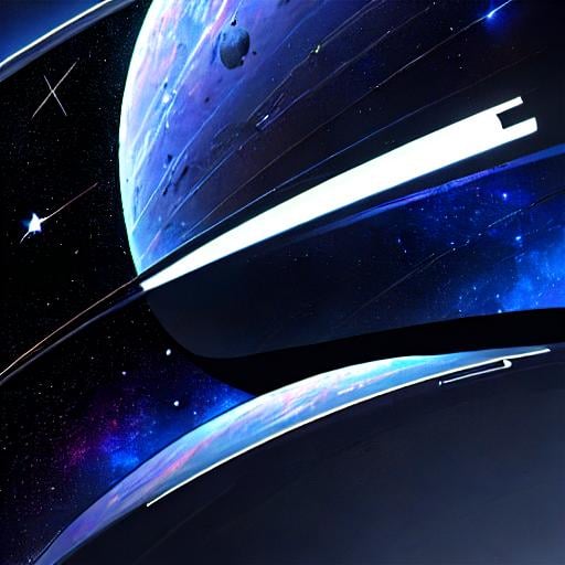 Prompt: make me a dark wallpaper for my mobile phone with a space theme
