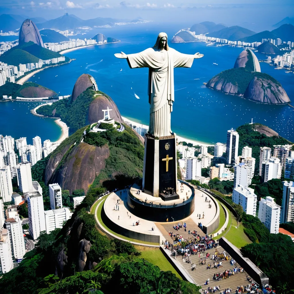 Prompt: rio de janeiro christ monument