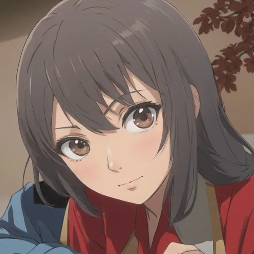 Prompt: a drawing of a woman with short hair, official art, realistic anime style at pixiv, official character illustration, anime visual of a young woman, screenshot from the anime film, still from tv anime, clear eyes concept art, kasumi arimura style 3/4, anime visual of a cute girl, official character art, official studio anime still