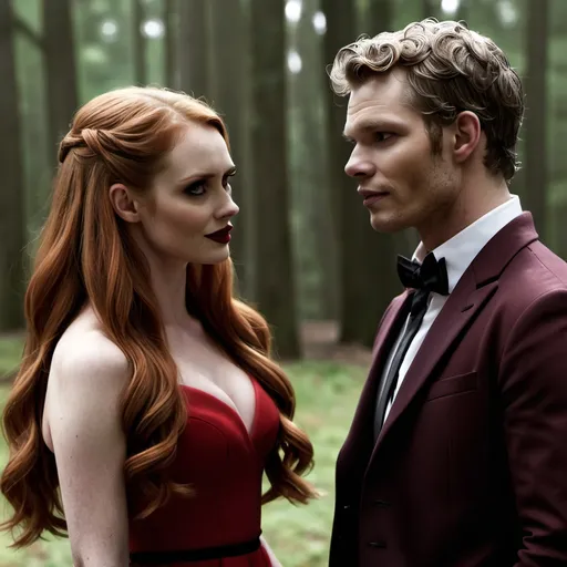 Prompt: Klaus mikaelson and Cheryl Blossom