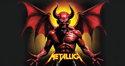 Prompt: metallica devil

