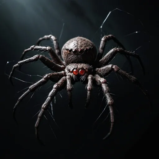 Prompt: dark horror spider