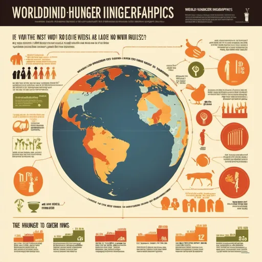 Prompt: world hunger infographics