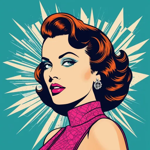 Prompt: retro pop art, framed vector art, bold colors, vintage vibe, detailed linework, high contrast, iconic imagery, 50s aesthetic, distinctive patterns, professional quality, vivid colors, bold linework, high contrast, vibrant colors, detailed, professional