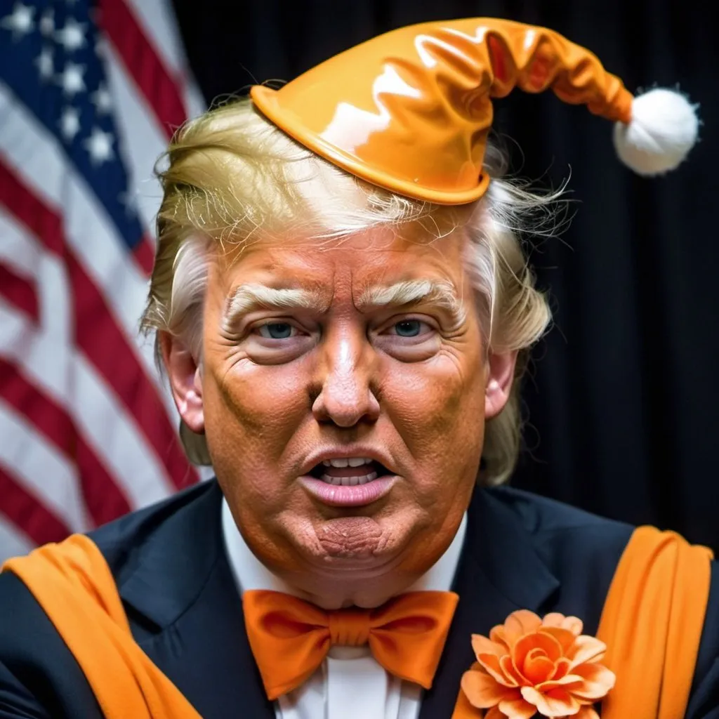 Prompt: donald trump as an oompaloompa