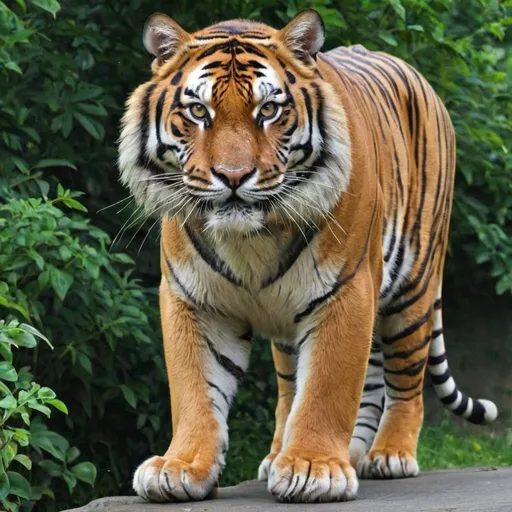 Prompt: a huge tiger
