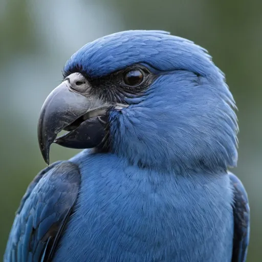 Prompt: ave azul
