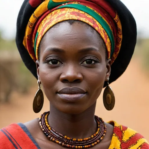 Prompt: Image of an African woman
