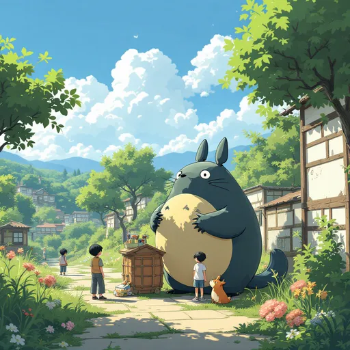 Prompt: 2d studio Ghibli anime style,anime scene best pose