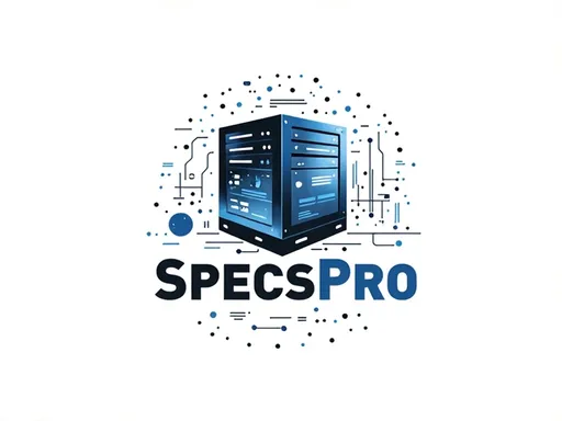 Prompt: create logo with server technical specifications and text "SpecsPRO"
