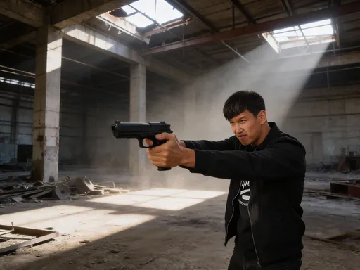 Prompt: @pPvLDS4ytVzGU8jE4KqH is shooting someone 