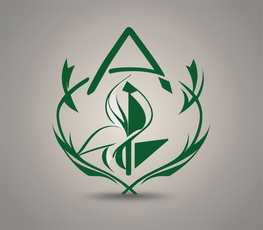 Prompt: I want a logo like this picture with green marketing arrow